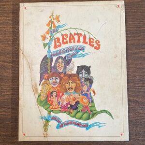 The Beatles Illustrated Lyrics with Colorful Artwork